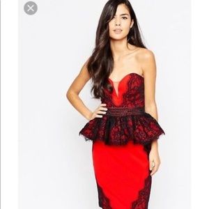 Asos peplum dress